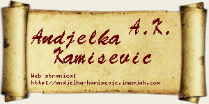 Anđelka Kamišević vizit kartica